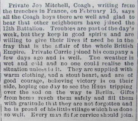 Newspaper Report